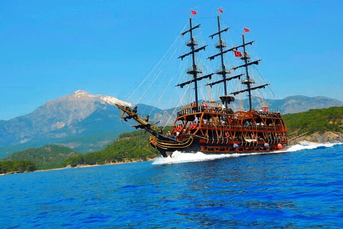 GONSTER : Luxury Pirate Boat Trip Lunch & Soft Drinks & Transfer - Phaselis Bay: relax mode with nature and easy swimming