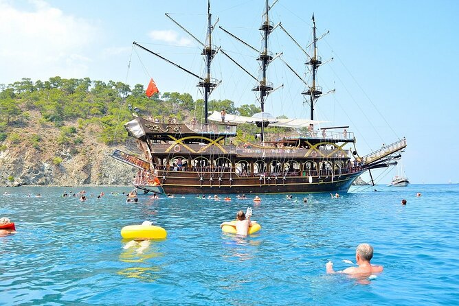 GONSTER : Luxury Pirate Boat Trip Lunch & Soft Drinks & Transfer - Transfers from Antalya: expect a long sit on the way