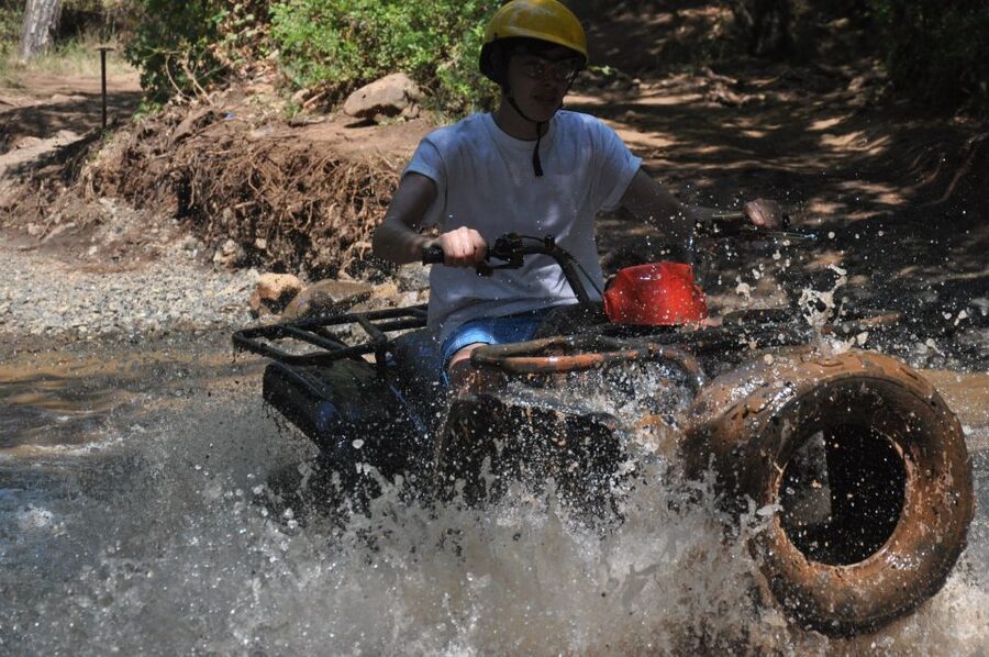 Kemer: Forest, Mud, and Streams Quad Safari Tour with Pickup - On the Route: Hills, Dusty Corners, and Stream Crossings