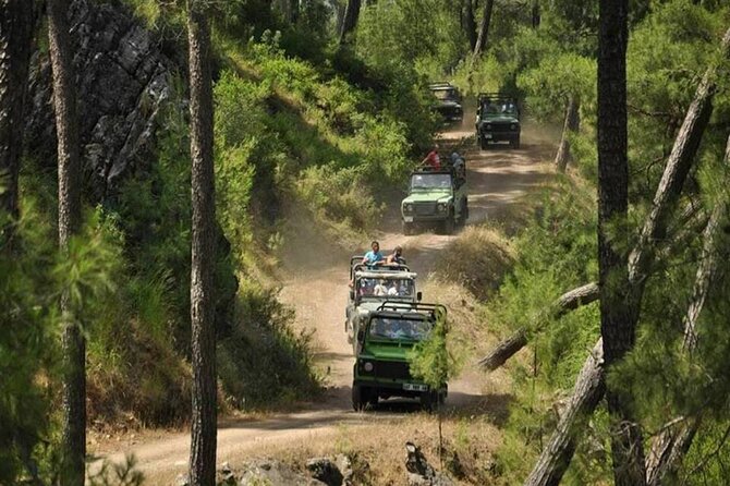 Kemer Jeep Safari With Free Hotel Transfer & Lunch - Lunch, Drinks, and What to Bring for a Dirty, Water-Day