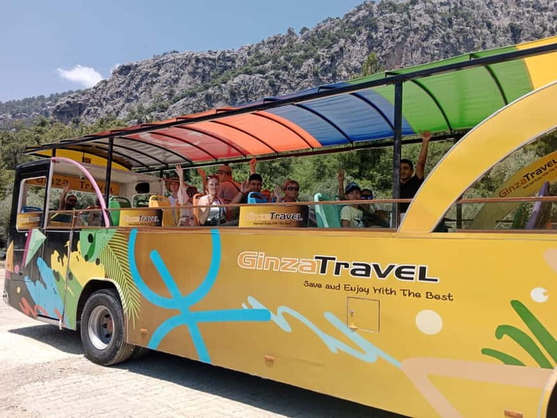 Kemer: Party Bus to Goynuk Canyon with Entrance Ticket - Languages and Support: English/Russian From the Start
