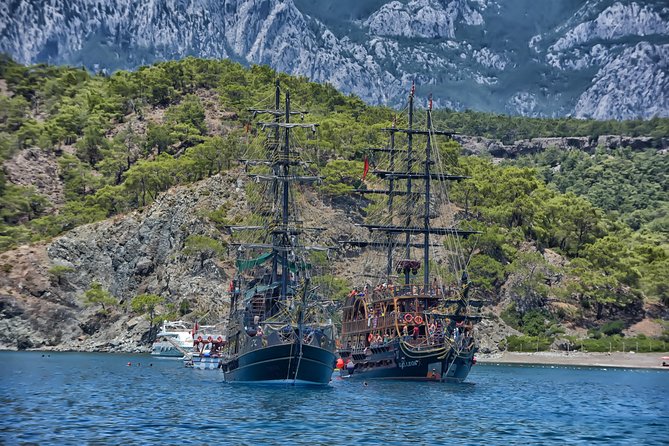 Kemer Pirate Boat Trip with Free Transfer from Antalya - Kemer stop (6 hours): the freedom chunk
