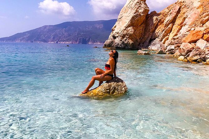 Kemer Suluada Boat Tour (Maldives of Turkey) With Hotel Transfer - Suluada Island: turquoise water, but plan for stones