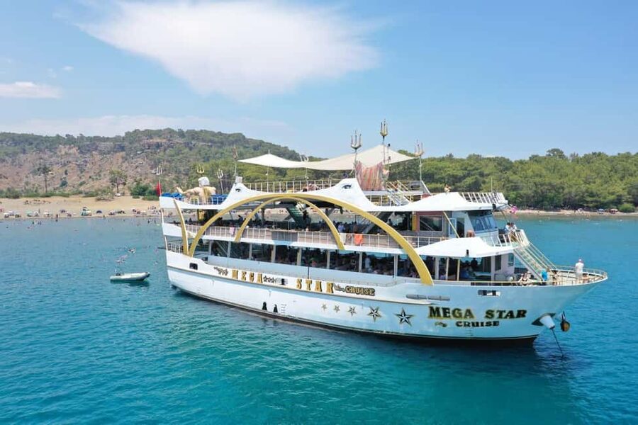 Megastar Boat Tour From Antalya Belek Kemer - Lunch Onboard: Included Food, Not a Gourmet Meal