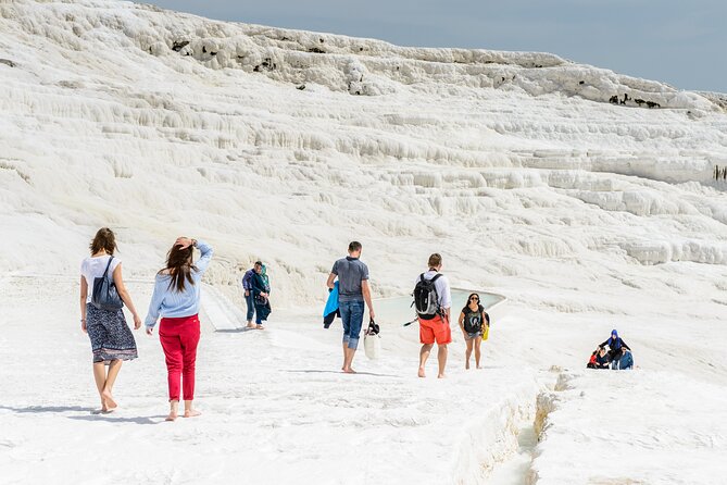 Pamukkale and Hierapolis Full-day Guided Tour from Belek - Pamukkale travertine terraces: why the stone looks unreal