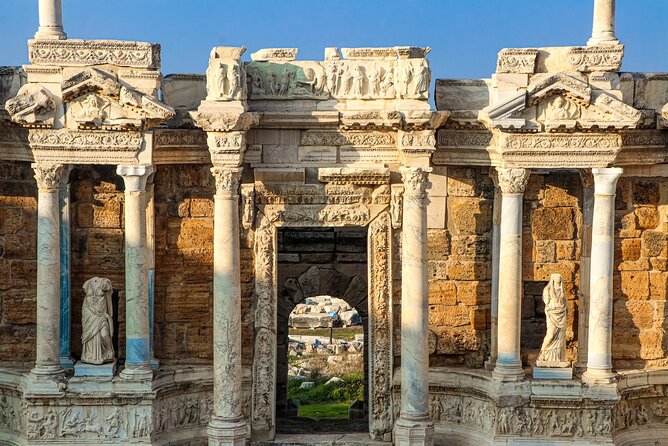 Pamukkale day trip, lunch and Entrence fee included from Antalya - Pamukkale terraces and Hierapolis: the two worlds on one site
