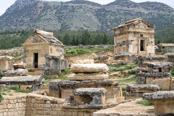 Pamukkale Hierapolis and Cleopatra's Pool Tour with lunch from Antalya - Hierapolis Archaeology Museum and the ruins: theater, tombs, and necropolis