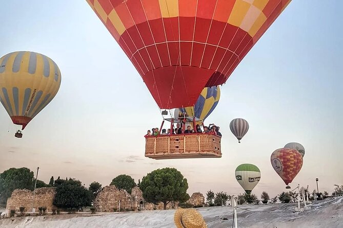 Pamukkale Hot Air Balloon Ride Certificate and 2 Meals in Antalya - Hierapolis Ruins: Theater and Necropolis With English Guidance