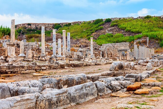 Perge Aspendos Aquaduct Side with Waterfall - Manavgat Waterfall: Tea Gardens, White Water, and the Flood Warning