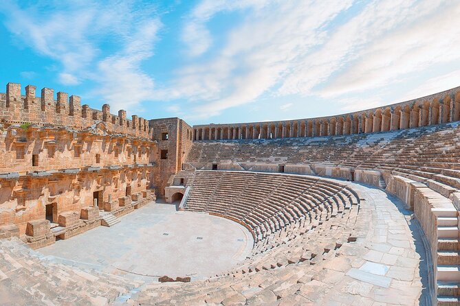 Perge Aspendos Aquaduct Side with Waterfall - Aspendos Ruins Theatre: Acoustics, Size, and the Power of One Building