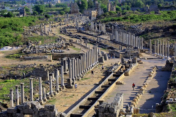 Perge, Aspendos, Side and Waterfall Full Day Tour - Aspendos Ruins and the theater that still sounds right