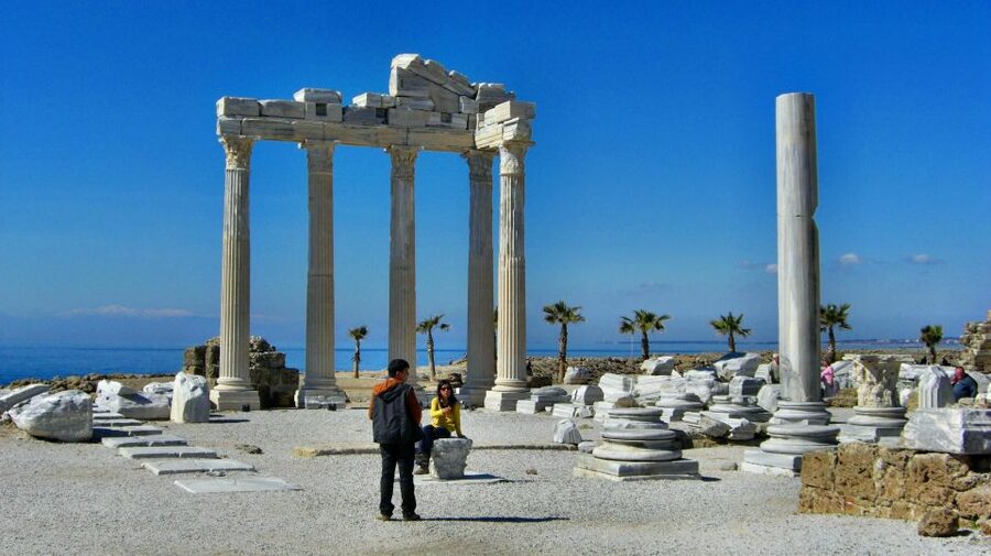 Perge, Aspendos, Side & Manavgat Waterfall Tour from Antalya - Side’s Roman port: theatre, baths, and the Apollo Temple