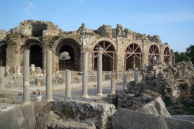 Perge Aspendos Side the Historical sites of Antalya - Aspendos Ruins and the Roman Theatre Built for 12,000