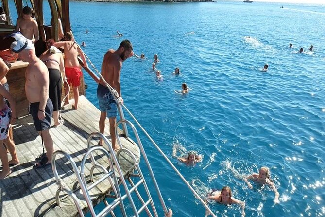 Pirate Boat Trip in Antalya - Stop 1 in Kemer Port: the First Two Hours on Board