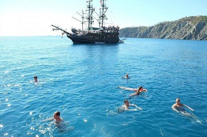 Pirate Party Boat Trip around Kemer from Antalya with Lunch - Lunch Break After Cennet Bay: Food, Drinks Extra, and Foam Party Energy
