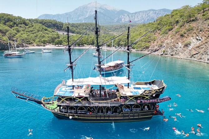 Pirates Boat Trip with optional Pick Up - Drop Off from Antalya - Key points before you go