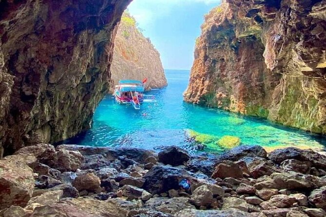 Porto Genoese Boat Trip & Mud Bath with Lunch from Antalya - Sazak Koyu and Korsan Koyu: two 40-minute breaks with different vibes