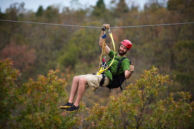 Rafting-Buggy-Zipline Tour with lunch - Zipline: Fast Flights, Big Canyon Feel