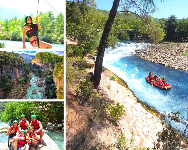 Rafting, Canyoning & Zipline, : 3-in-1 Adrenaline Tour - Price and value: $58 for three activities, plus what costs extra