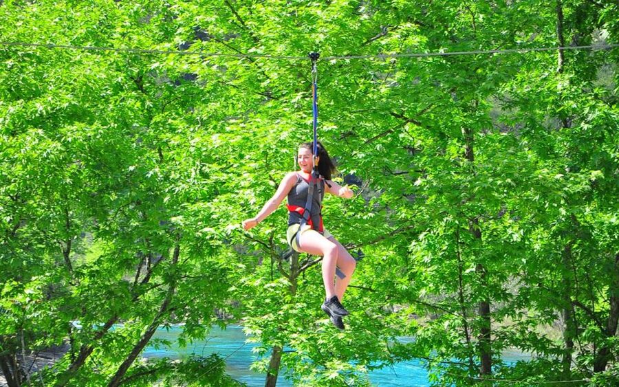 Rafting, Canyoning & Zipline, : 3-in-1 Adrenaline Tour - Wet canyoning: jumps, swim-scramble time in the canyon