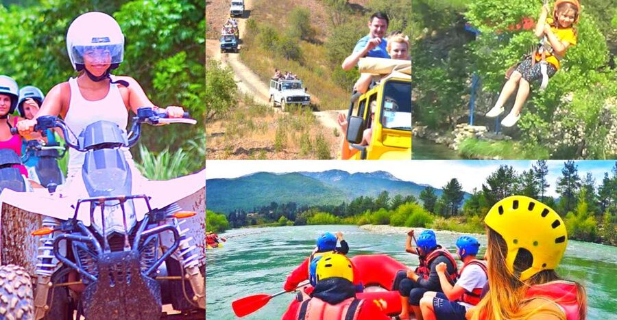 Rafting, Quad or Buggy Ride, Zipline, Jeep Tour Super Combo - Where Köprülü Canyon fits in the day: action, not a museum tour