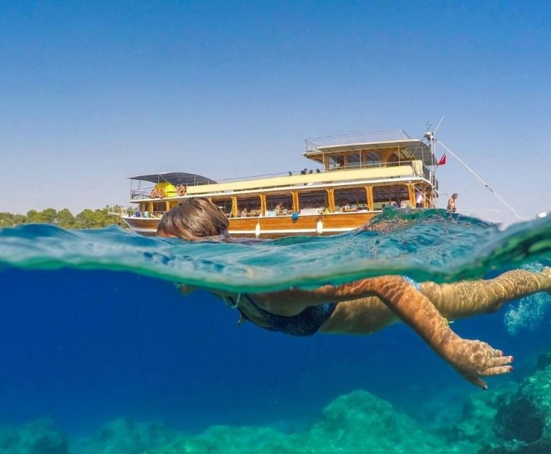 Relax Boat Tour in Antalya with Lunch, Swim & Waterfalls - Lower Düden by boat: why this waterfall is a must