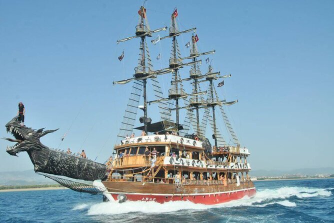 Side: Dolphin Island Boat Tour with Foam Party and Lunch - A Pirate-Ship Day on Side’s Water