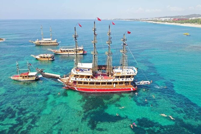 Side: Dolphin Island Boat Tour with Foam Party and Lunch - 8:30 Start, Transfers, and the First Swim at Manavgat Bosphorus