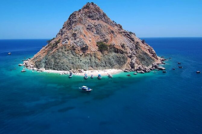 Suluada Island Boat Tour Sunset BBQ Dinner & Transfer from Kemer - Key highlights before you go